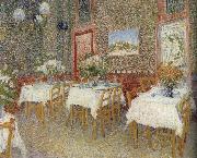 Vincent Van Gogh Interieur of a restaurant Sweden oil painting artist